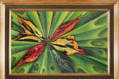 Toyen, Vidím, že má bílá stránka zezelenala, obraz, aukce