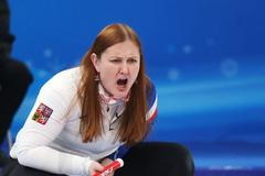 Zuzana Paulová při zápase s Kanadou na olympiádě v Pekingu 2022