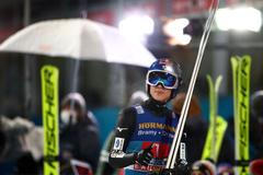 Rjoju Kobajaši v třetím závodě Turné čtyř můstků 2021/22 v Bischofshofenu