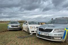 Policie honička nehoda střelba