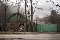 Irpiň, Kyjev, válka na Ukrajině, boje, uprchlíci, utrpení, Ukrajina