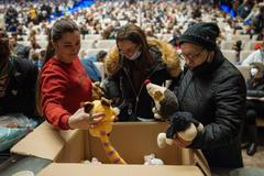 Foto / Praha / Kongresové centrum v Praze / Uprchlíci / Ukrajina / Pomoc / 4. 3. 2022