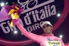 Alberto Contador na vítězném Giru 2015