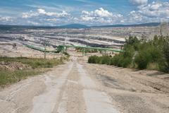 Důl Turow, Bogatynia, hnědé uhlí, lom, těžba, průmysl, znečištění, PGE, Polsko