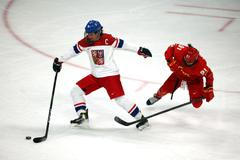 Alena Mills v zápase Česko - Čína na ZOH 2022