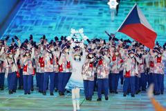 Slavnostní zahájení ZOH 2022 v Pekingu - slavnostní nástup: Česko