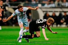 fotbal, Evropská liga 2021/2022, semifinále, odveta, Eintracht Frankfurt - West Ham United