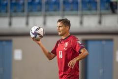 fotbal, kvalifikace MS 2022, Česko - Bělorusko, Aleš Matějů