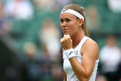 Marie Bouzková ve čtvrtfinále Wimbledonu 2022