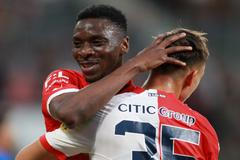 Konfederační liga, 2. předkolo,  Slavia - St Joseph's