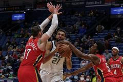 NBA: Utah Jazz at New Orleans Pelicans