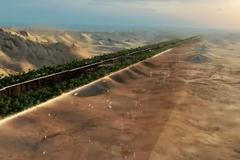 Saudská Arábie plánuje postavit futuristické město v jedné linii