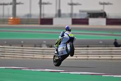 Filip Salač na motocyklu Moto2 týmu Gresini Racing při VC Kataru 202