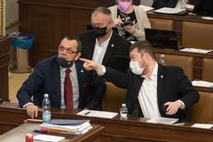 Poslanecká sněmovna - hlasování o důvěře vládě - Tomio Okamura, Jaroslav Foldyna