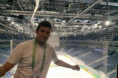 Ondřej Zoubek na MS v hokeji