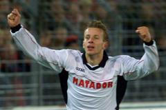 fotbal, Pohár UEFA 2001/2002, Freiburg - Púchov, Luboš Perniš