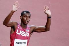 Americký sprinter Erriyon Knighton