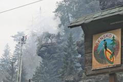 Šafránek: Pravčická brána zasažena nebyla. Může ale docházet k řícení ostatních skal