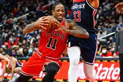 NBA basketbal Chicago DeMar DeRozan