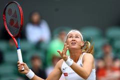 Marie Bouzková ve čtvrtfinále Wimbledonu 2022
