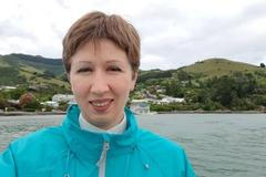 Ukrajinská uprchlice Oksana Kopanitsyna