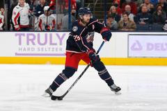 NHL Columbus Blue Jackets Oliver Bjorkstrand