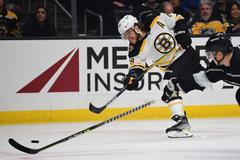 hokej, NHL 2021/2022, Los Angeles Kings - Boston Bruins, David Pastrňák