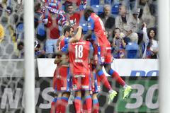 Radost fotbalistů Plzně