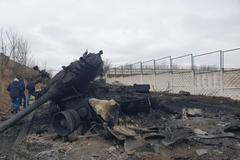 Zničená ruská technika nedaleko Sumy. V oblasti stále operuje ukrajinská armáda i oddíly domobrany.