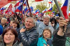 Demonstrace proti vládě na Václavském náměstí, 28. září 2022