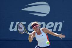 Linda Fruhvirtová v 1. kole US Open při premiéře na grandslamu