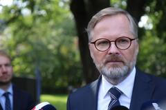 Premiér Petr Fiala na konci letošního srpna, když čelil dotazům, jestli vláda nepodcenila dění ohledně růstu energií.