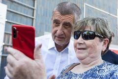 Andrej Babiš, meeting Břeclav, obytňák, karavan, kampaň