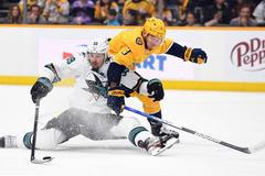 NHL: San Jose Sharks at Nashville Predators