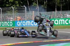 Fernando Alonso a Lewis Hamilton, VC Belgie F1 2022