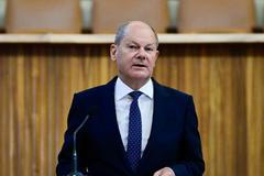 Sestřih projevu německého kancléře Olafa Scholze v pražském Karolinu