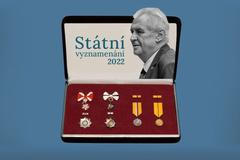 státní vyznamenání 2022