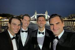 Rafael Nadal, Andy Murray, Novak Djokovič, Roger Federer