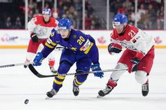 Česko - Švédsko MSJ 2022