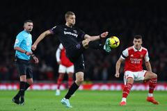 Tomáš Souček, Granit Xhaka, Arsenal - West Ham