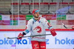 Třinecký hokejový útočník Libor Hudáček v sezoně 2022/23