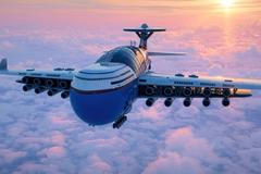 Na vizualizaci, kterou vytvořil jemenský popularizátor vědy Hashem Al-Ghaili, lze vidět letadlo, v němž cestující najdou všechno, na co si vzpomenou.