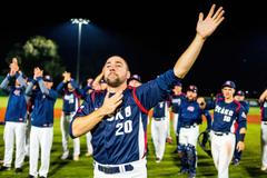 baseball, World Baseball Classic, Arnošt Dubový, radost české reprezentace