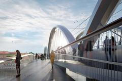 železniční most, Výtoň