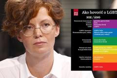 Kadlecová: LGBT+ slovníky nevnucují, ale doporučují. Není drama, když se někdo splete