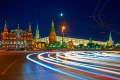 Moskva, doprava, ilustrace