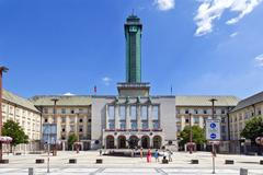 Ostrava nová radnice Prokešovo náměstí