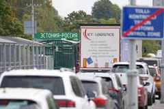 Estonsko, Rusko, víza, hranice, kolona
