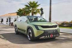 Škoda Vision 7S živé fotky