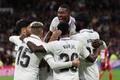 Radost fotbalistů Realu Madrid v zápase španělské ligy proti Seville